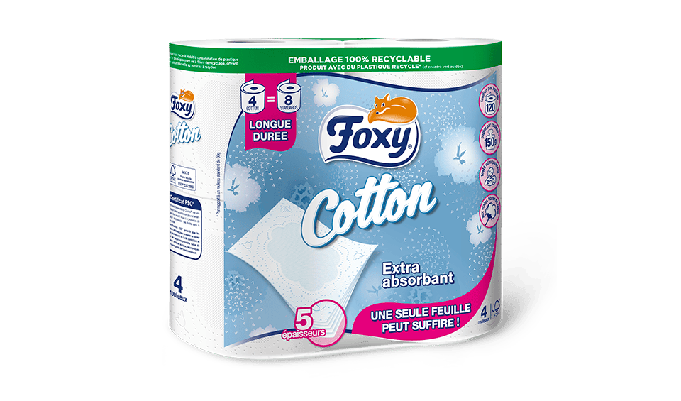 Foxy Cotton papier toilette