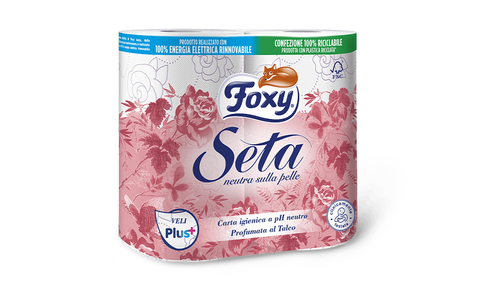 Foxy Cotton Carta Igienica 5 veli - 10x4pz