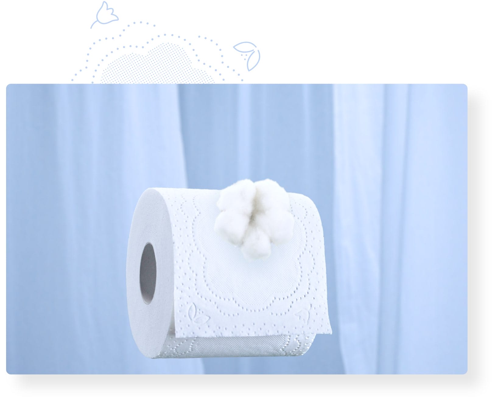 Foxy Cotton Papier Toilette 5 Couches 4 Rouleaux