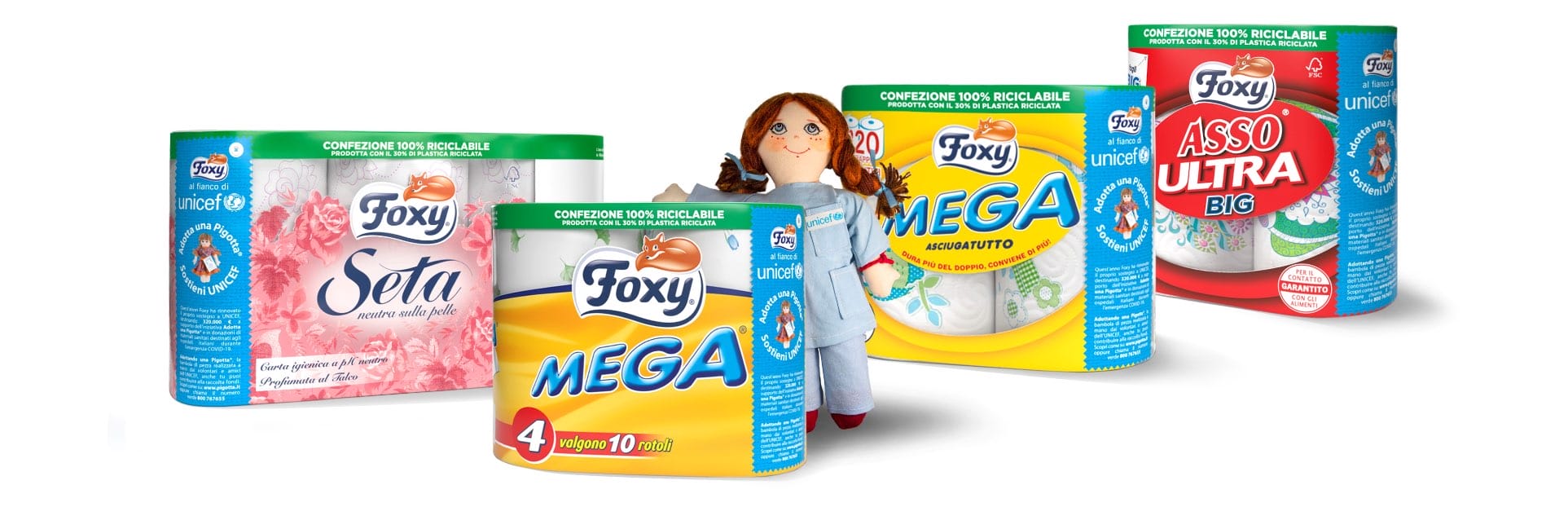 Foxy per Unicef
